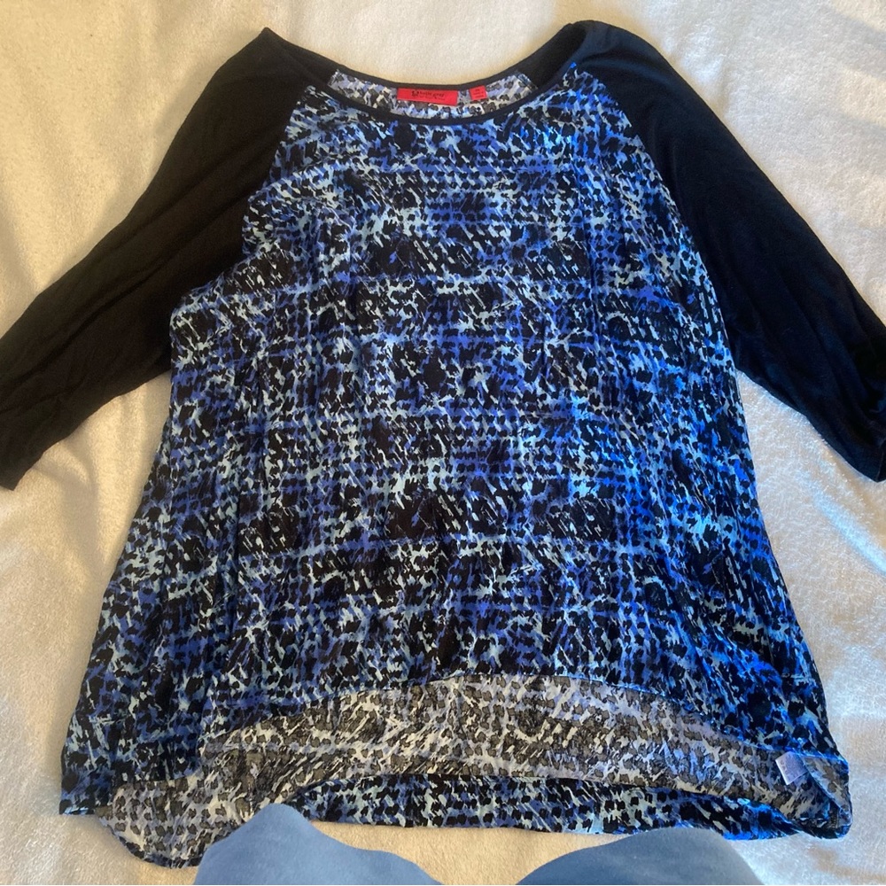 Belle Gray size 3X top